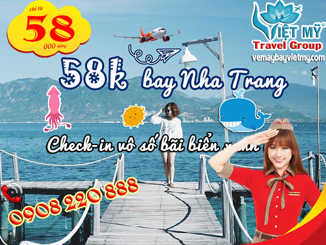 58k bay Nha Trang check in vô số bãi biển xanh mát