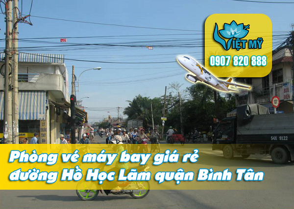 Phòng vé máy bay đường Hồ Học Lãm quận Bình Tân
