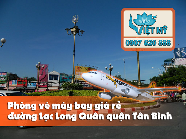 Phòng vé máy bay đường Lạc Long Quân quận Tân Bình