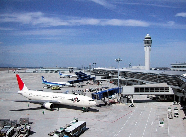 Nagoya Airport view from promenade