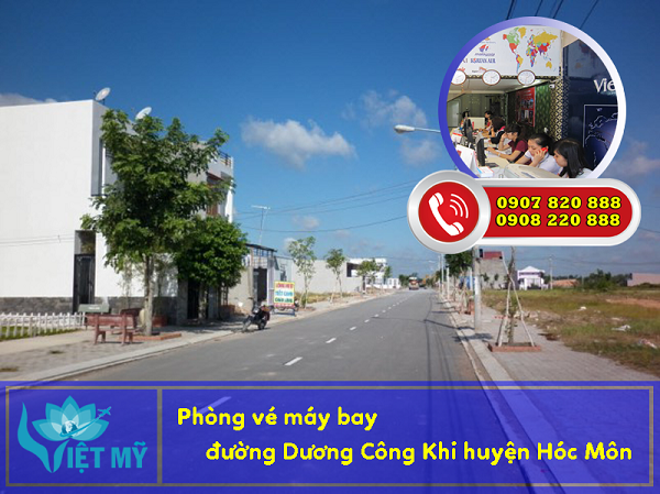 Phòng vé máy bay đường Dương Công Khi huyện Hóc Môn