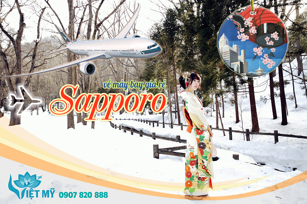 Ve May Bay Di Sapporo