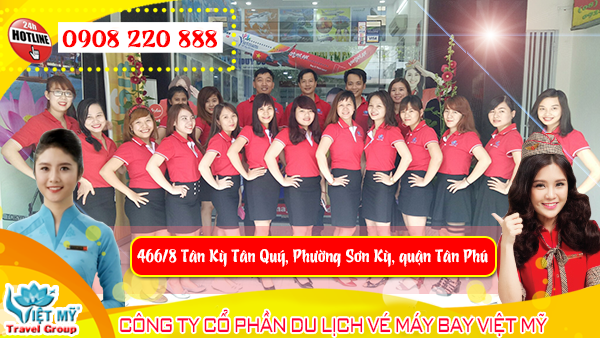 Đặt vé máy bay tại 466/8 Tân Kỳ Tân Quý, Phường Sơn Kỳ, quận Tân Phú, TPHCM