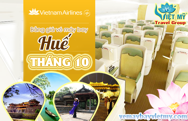 Vé máy bay đi Huế tháng 10 hãng Vietnam Airlines