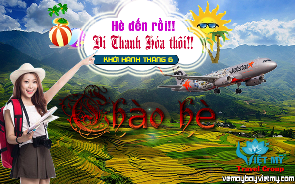 Vé máy bay đi Thanh Hóa tháng 6 hãng Jetstar