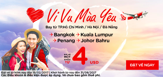 khuyen mai air asia ngay valentines