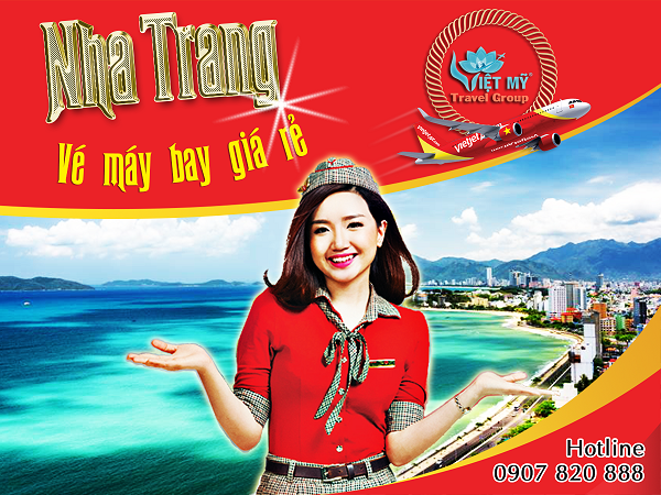 Vé máy bay đi Nha Trang tháng 1 hãng Vietjet Air