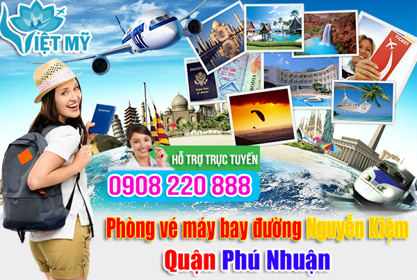 Phòng vé máy bay đường Nguyễn kiệm quận Phú Nhuận