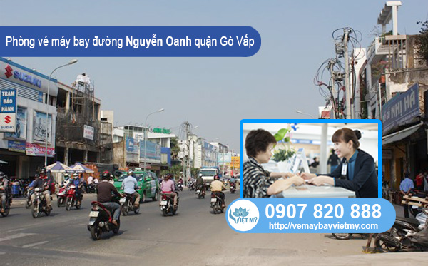 Phòng vé máy bay đường Nguyễn Oanh quận Gò Vấp