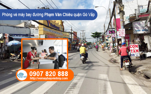 Phòng vé máy bay đường Phạm Văn Chiêu quận Gò Vấp