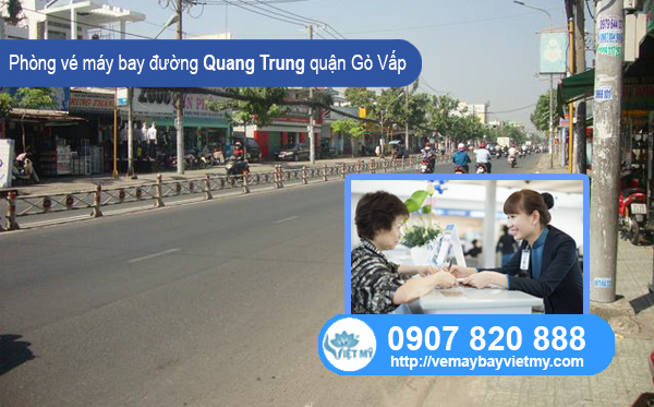 Phòng vé máy bay đường Quang Trung quận Gò Vấp