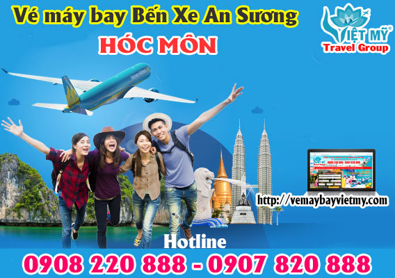 Vé máy bay Bến Xe An Sương Hóc Môn - Phòng vé Việt Mỹ