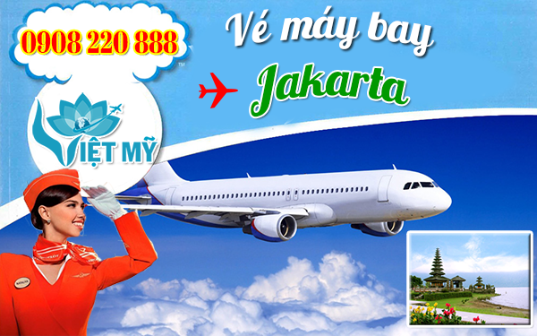 ve may bay di Jakarta
