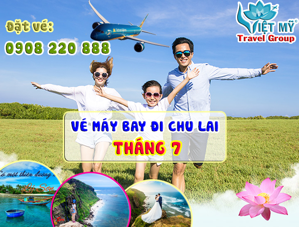 Vé máy bay đi Chu lai tháng 7 hãng Vietnam Airlines