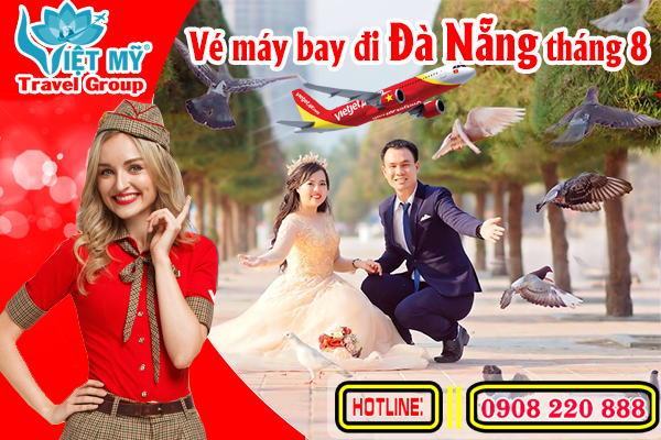 Vé máy bay đi Đà Nẵng tháng 8 hãng Vietjet Air
