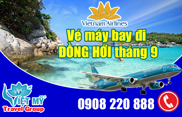 Vé máy bay đi Đồng Hới tháng 9 hãng Vietnam Airlines