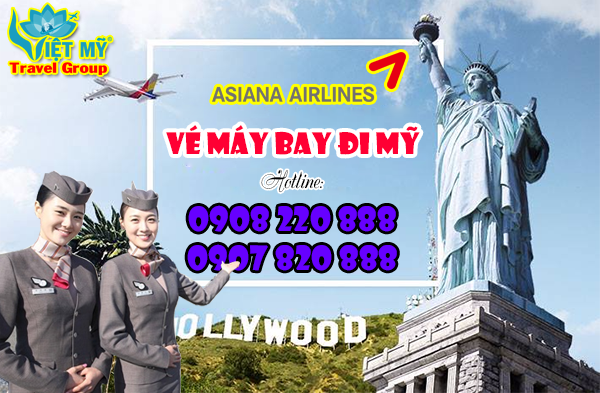 ve may bay di my asiana airlines