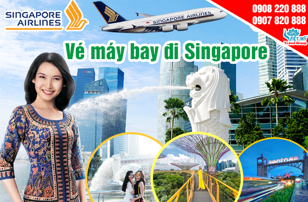 ve may bay di singapore singapore airlines