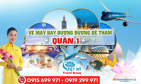 Vé máy bay đường Dương Đề Thám quận 1 - Phòng vé Việt Mỹ