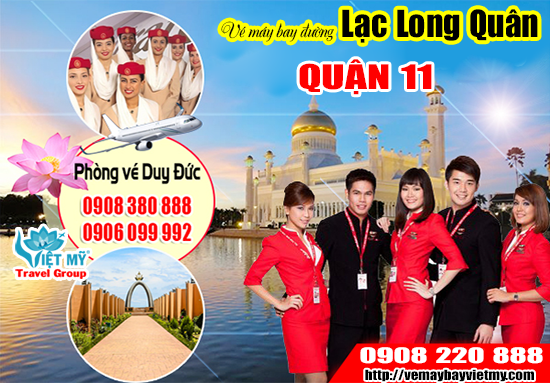 Vé máy bay đường Lạc Long Quân quận 11 - Phòng vé Việt Mỹ