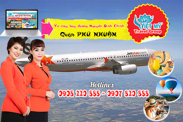 Vé máy bay đường Nguyễn Đình Chính quận Phú Nhuận - Phòng vé Việt Mỹ