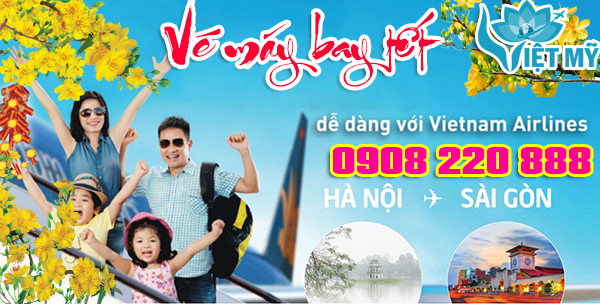 ve may bay ngay 29 Sai Gon ha noi Vietnam Airlines