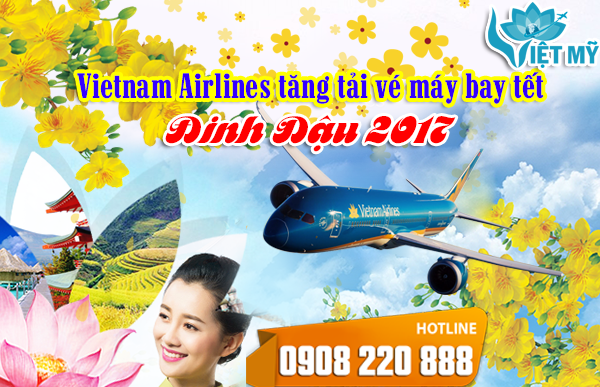 ve may bay vietnam airline tet dinh dau 2017