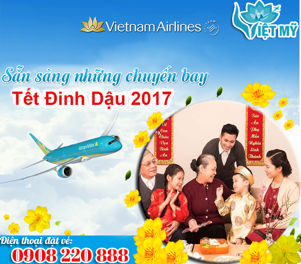 vietnam airline mo ban ve may bay tet 2017 1