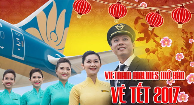 vietnam airlines mo ban ve may bay tet 2017