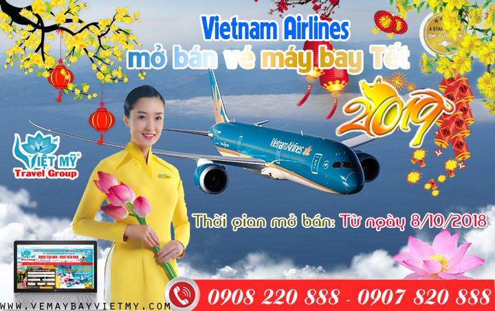 vietnam airlines mo ban ve may bay tet ky hoi 2019