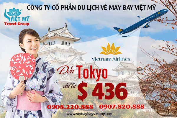 VN Airlines KM T12 đến Tokyo chỉ từ 436 USD