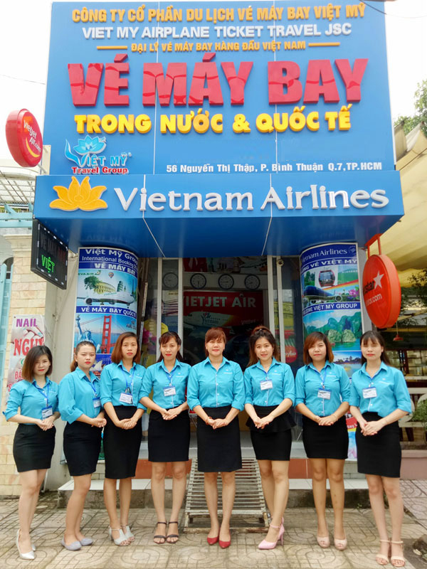 phòng vé máy bay Việt Mỹ quận 7