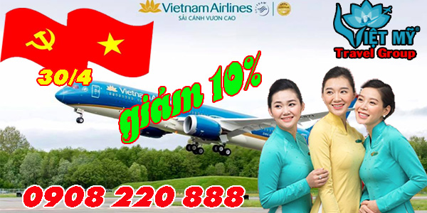 Vietnam Airlines ưu đãi 30/4