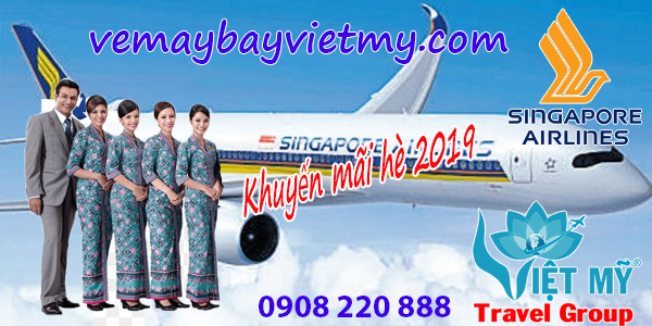 Singapore Airlines triển khai giá vé khuyến mãi mùa hè 2019