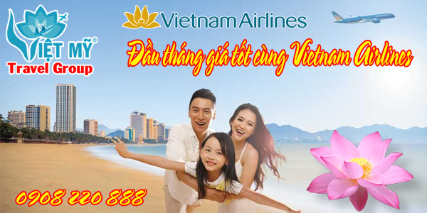 u tháng giá tốt cùng Vietnam Airlines vé đi nội địa và quốc tế