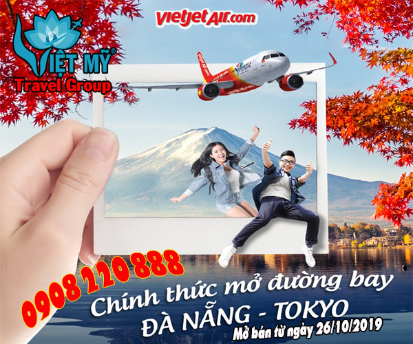 Vietjet Air mở đường bay mới từ Đà Nẵng - Tokyo