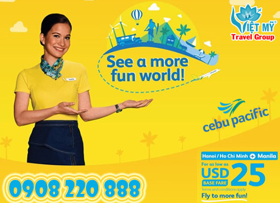 Cebu Pacific khuyến mãi đi Manila chỉ từ 25 USD