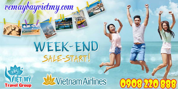Khuyến mãi cuối tuần Vietnam Airlines vé đi nội địa chỉ từ 599K