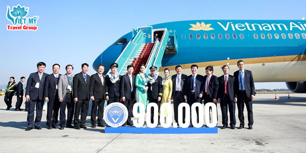 Chào mừng chuyến bay thứ 900.000 của Vietnam Airlines