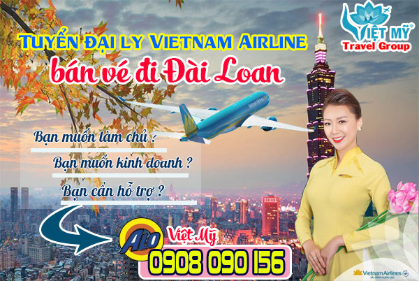 tuyen dai ly vietnam airlines ban ve di dai loan