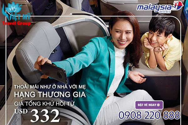 Malaysia Airliens khuyến mãi vé khứ hồi chỉ từ 332USD