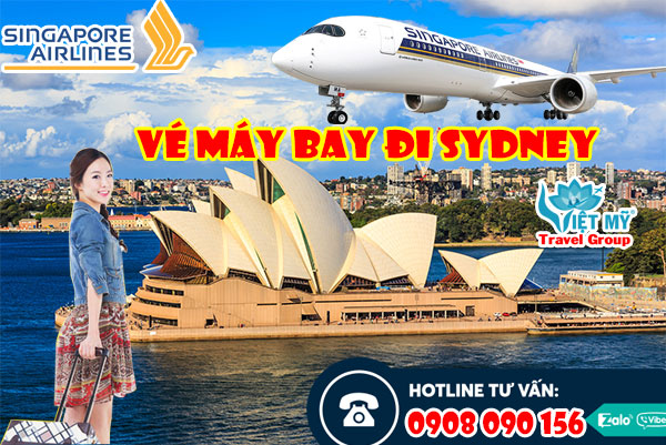 ve may bay di sydney singapore airlines