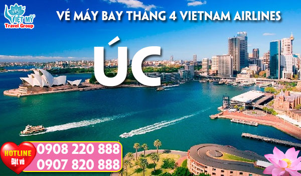 Vé máy bay đi Úc tháng 5 Vietnam Airlines