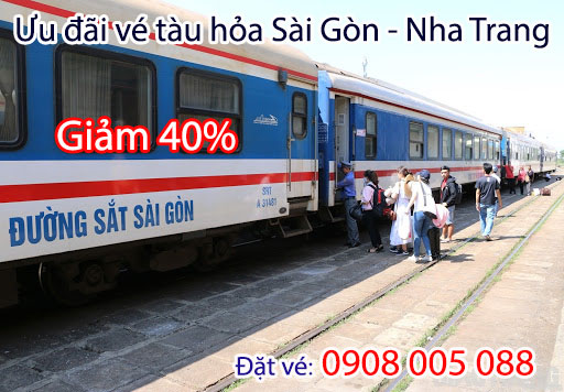 Ưu đãi vé tàu hỏa Sài Gòn - Nha Trang