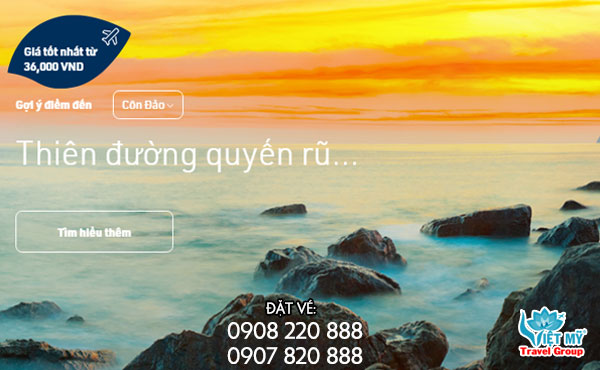 Bay thẳng từ Hà Nội đi Côn Đảo với Bamboo Airways