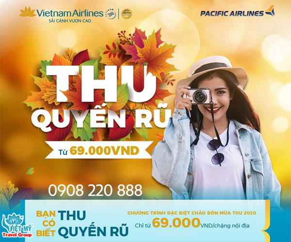 Vietnam Arline mở bán vé Chào mùa Thu 2020