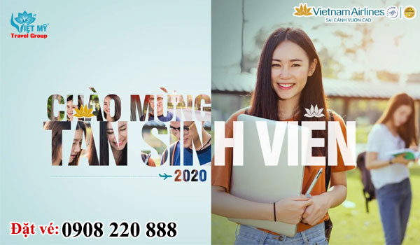 Vietnam Airlines khuyến mãi mừng Tân sinh viên