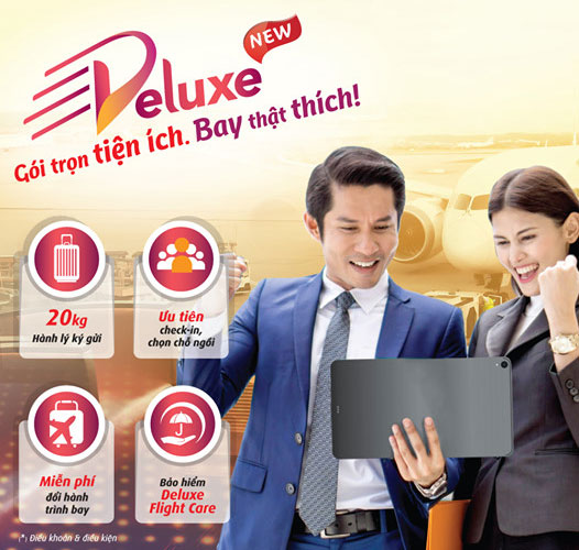 Lựa chọn hạng vé mới Deluxe