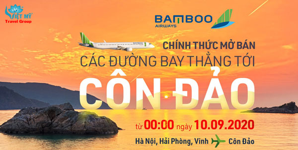 Bamboo Airways khai thác đường bay thẳng tới Côn Đảo