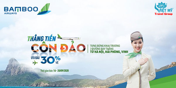 Bamboo Airways khuyến mãi đường bay Côn Đảo
